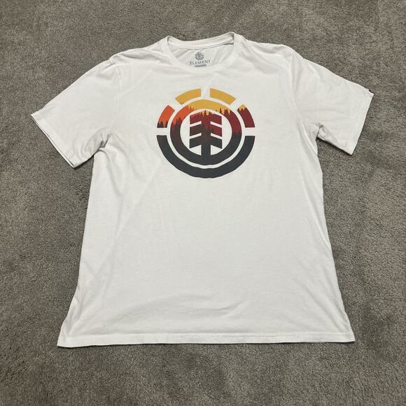 Element Skateboarding T-Shirt White Streetwear Size XL - Picture 1 of 5